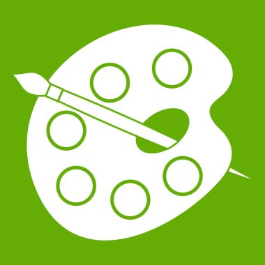 Paleti simgesi yeşil