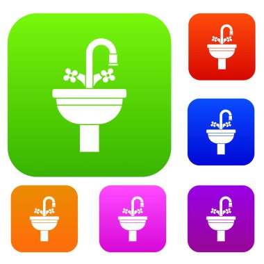 Seramik lavabo koleksiyonu ayarla