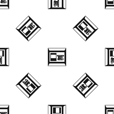 ATM desen sorunsuz siyah