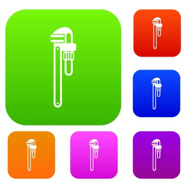 Boru veya İngiliz anahtarı koleksiyonu ayarla