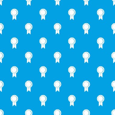 Şerit deseni kesintisiz mavi rozet