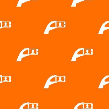 Hareket eden telefon fotoğraf desen ile sorunsuz tutan el