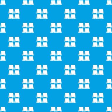 Flamalar desen kesintisiz mavi