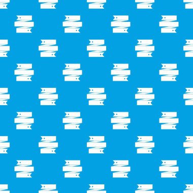Şerit afiş desen kesintisiz mavi