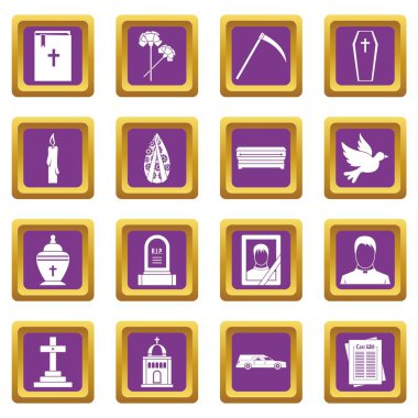 Cenaze simgeler mor ayarla