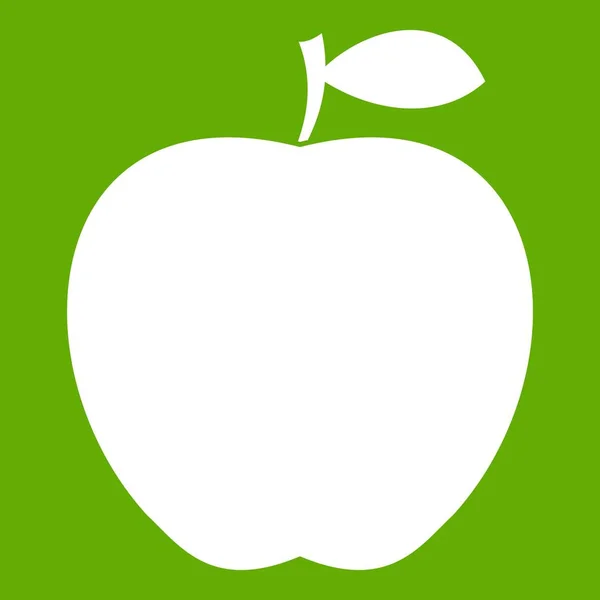 Icône de pomme vert — Image vectorielle