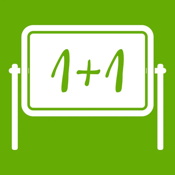 Styrelsen ikonen grön — Stock vektor