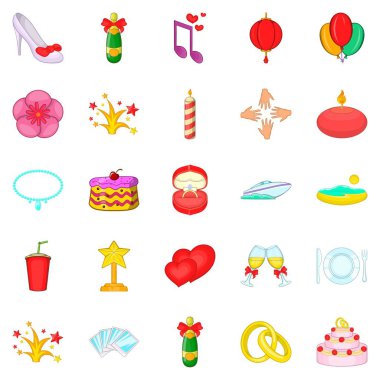 Bliss Icons set, karikatür tarzı