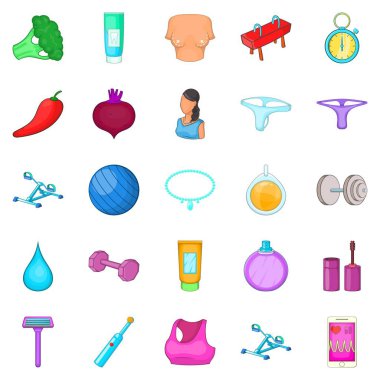 Merhem Icons set, karikatür tarzı