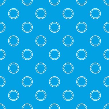 Kapalı objektif desen kesintisiz mavi