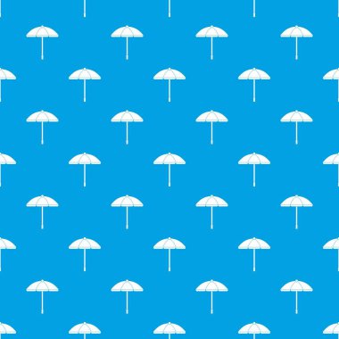 Güneş şemsiyesi desen kesintisiz mavi