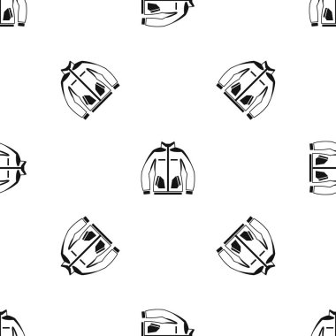 Erkek kış ceket desen sorunsuz siyah