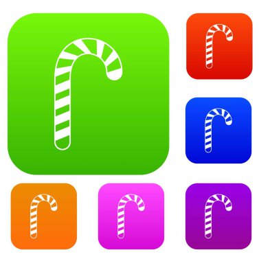 Şeker kamışı set koleksiyonu