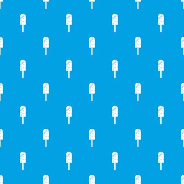 Dondurma desen kesintisiz mavi