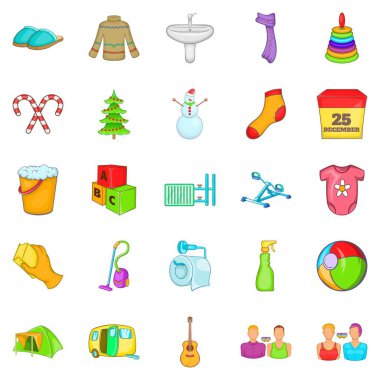 Üretim simgeleri ayarlandı, çizgi film biçimi