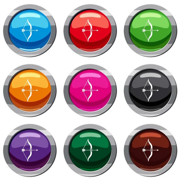 Ok ve yay 9 koleksiyonu ayarla