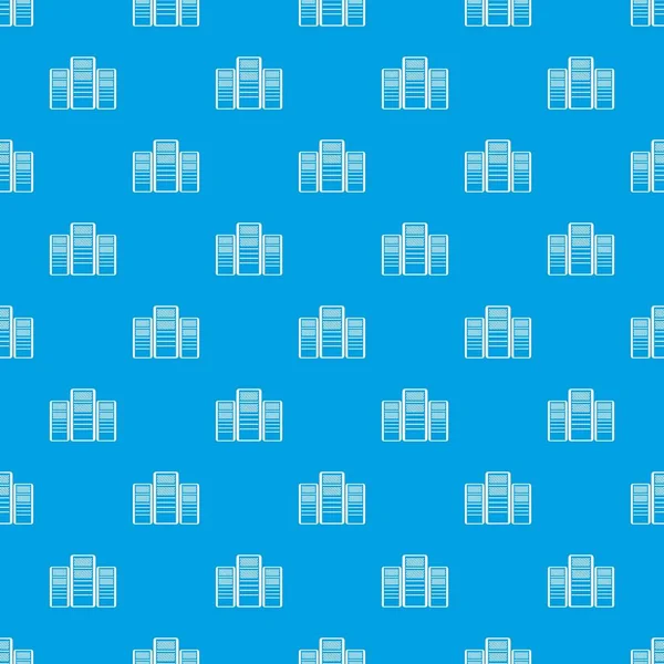 Veritabanı sunucuları desen kesintisiz mavi