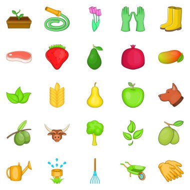 Alan simgeleri ayarla, tarzı çizgi film