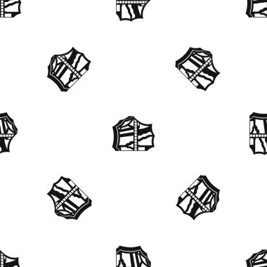 Kimchi, geleneksel Kore yemeği desen sorunsuz siyah