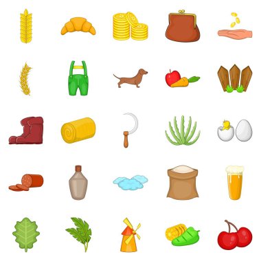 Çardak Icons set, karikatür tarzı