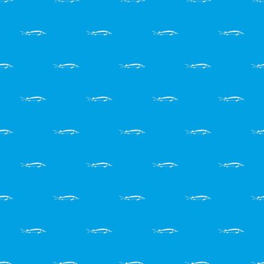 Kesintisiz mavi balık desen