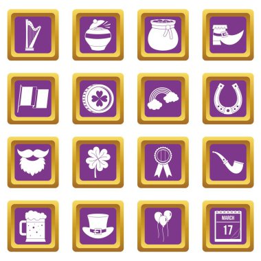 Aziz Patrick simgeler mor ayarla