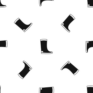 Lastik çizmeler desen sorunsuz siyah