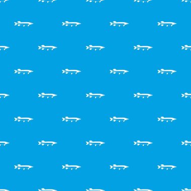Kesintisiz mavi balık desen