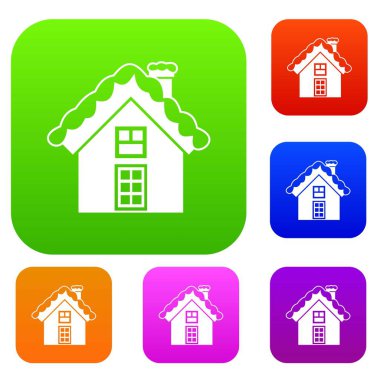 Küçük karlı yazlık koleksiyonu ayarla