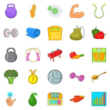 Kullanılabilirlik Icons set, karikatür tarzı