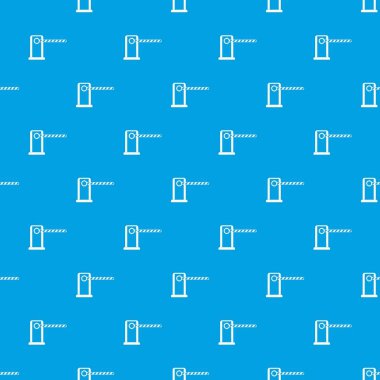 Park giriş deseni kesintisiz mavi