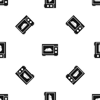 Mikrodalga desen sorunsuz siyah