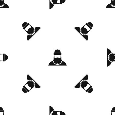 Oduncu desen sorunsuz siyah