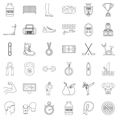 Spor simgeler kümesi, anahat stili