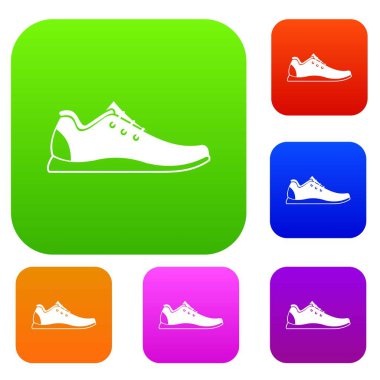 Spor ayakkabı koleksiyonu ayarla