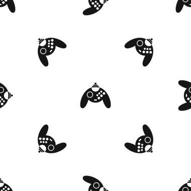 Gamepad desen sorunsuz siyah