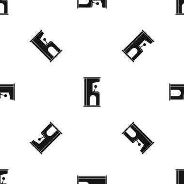 Retro tarzı arcade oyun makinesi Model sorunsuz siyah