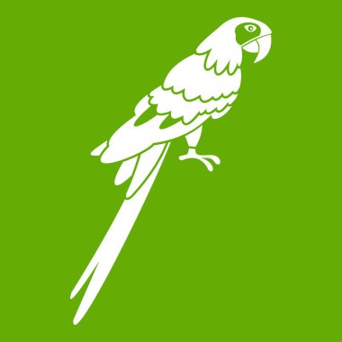 Brezilyalı papağan simgesi yeşil