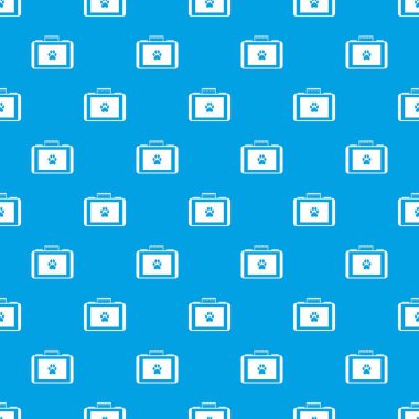 Hayvanlar desen kesintisiz mavi için bavul