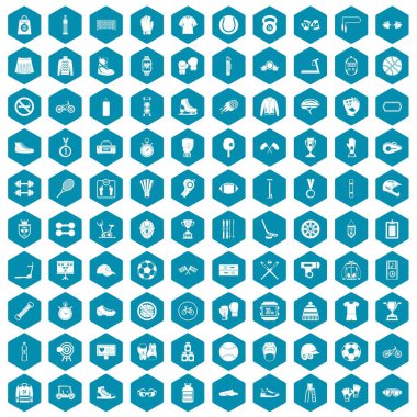 100 spor aksesuarları simgeler sapphirine menekşe