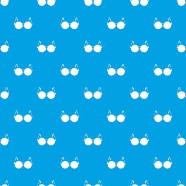 Kör desen kesintisiz mavi gözlük