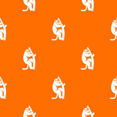 Sorunsuz bir ağaç desenini makak