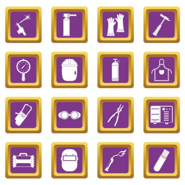 Simgeler kaynak mor ayarla