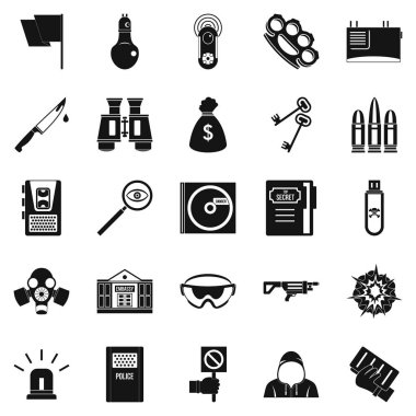 En iyi yazılım Icons set, basit tarzı