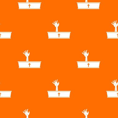 Zombi el dışarı onun tabut desen sorunsuz