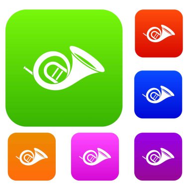 Fransız kornosu koleksiyonu ayarla