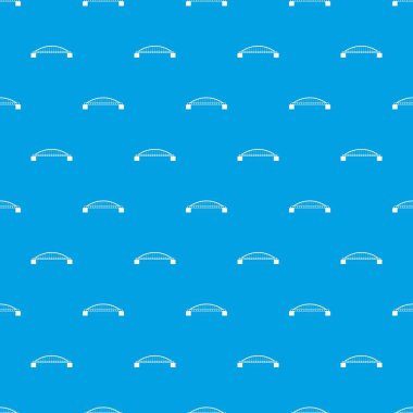 Köprü desen kesintisiz mavi