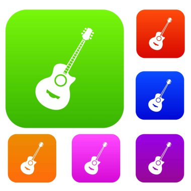 Klasik gitar koleksiyonu ayarla