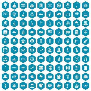 100 top hat icons sapphirine violet