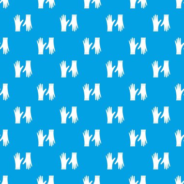 Koruyucu eldiven desen kesintisiz mavi